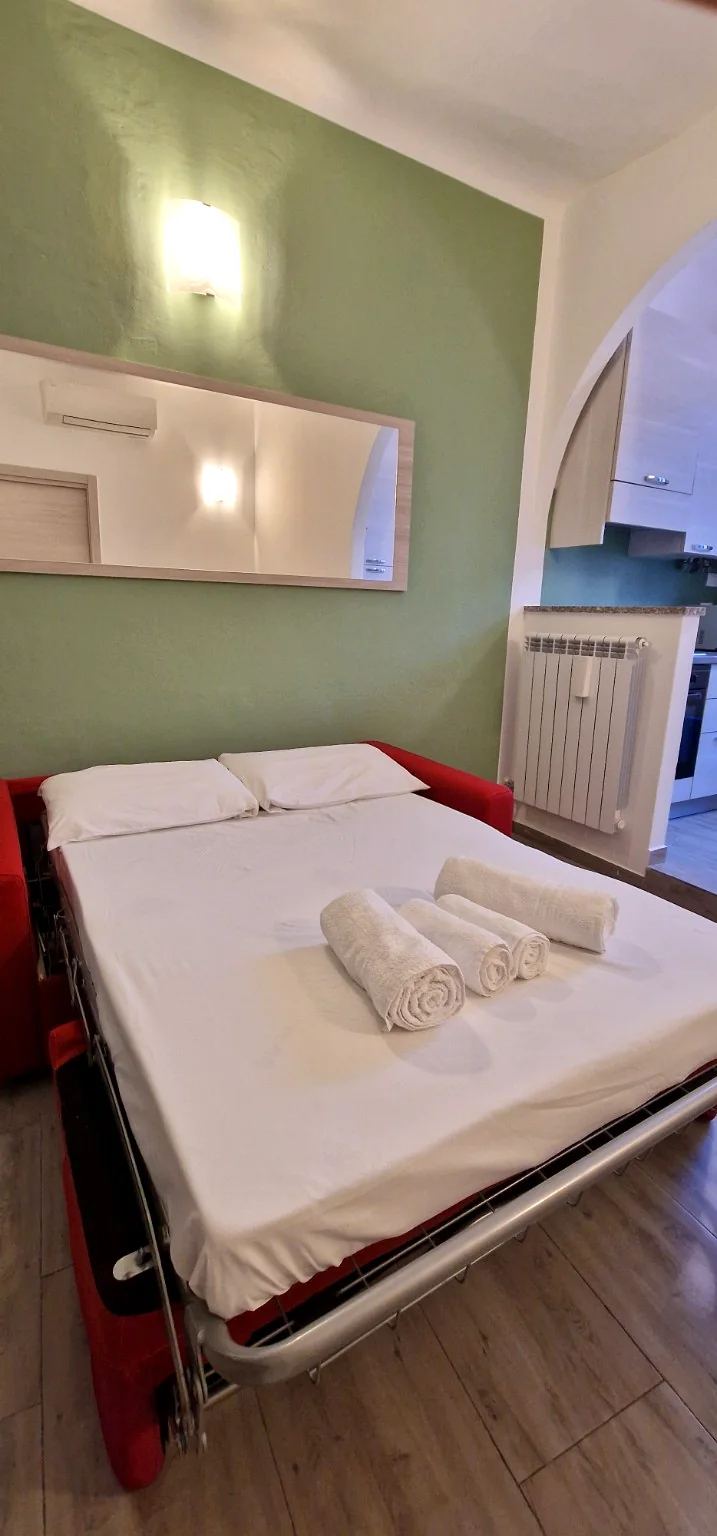 Divano letto aperto